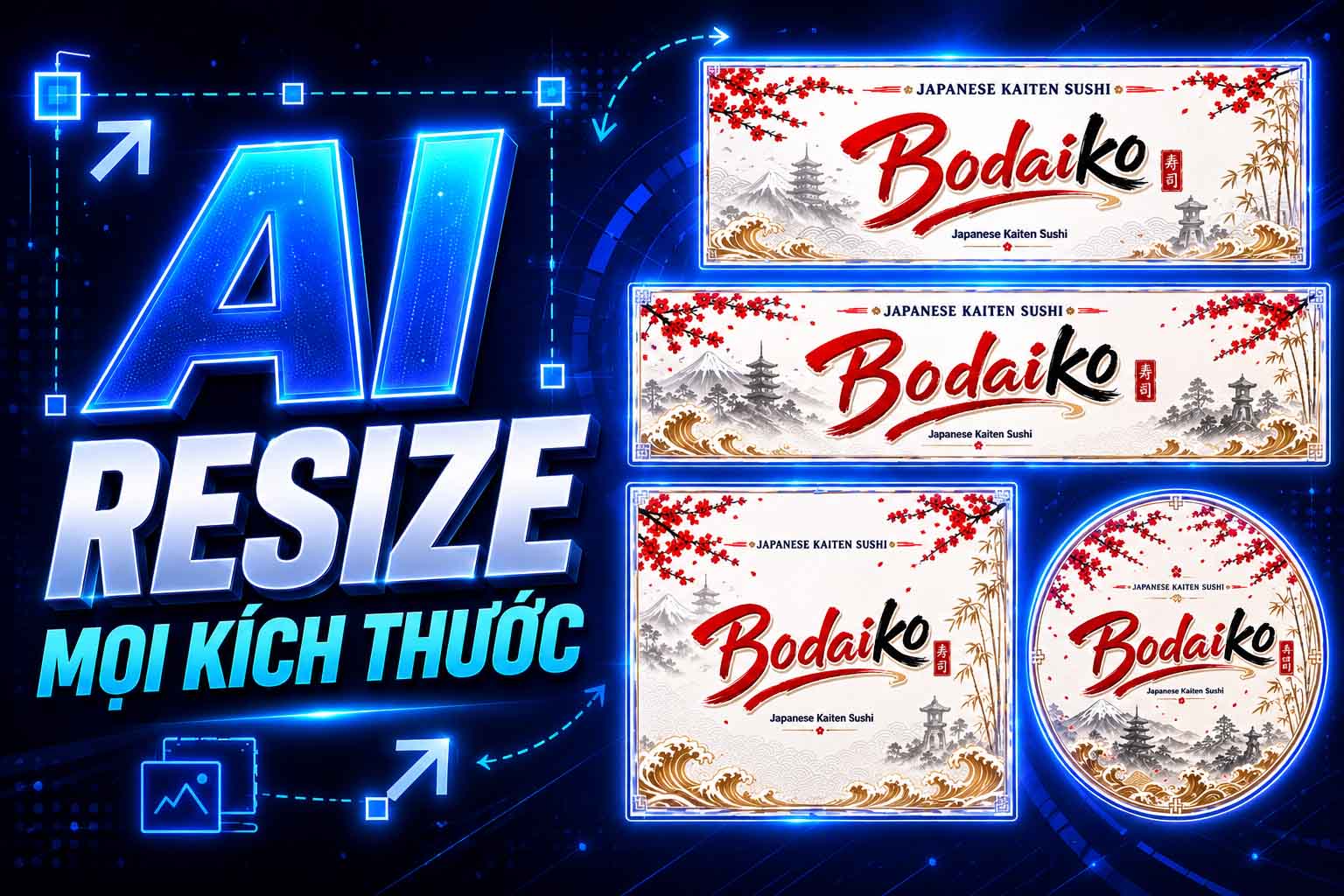 Ra lênh AI resize mọi kích thước ảnh siêu đơn giản với tips này