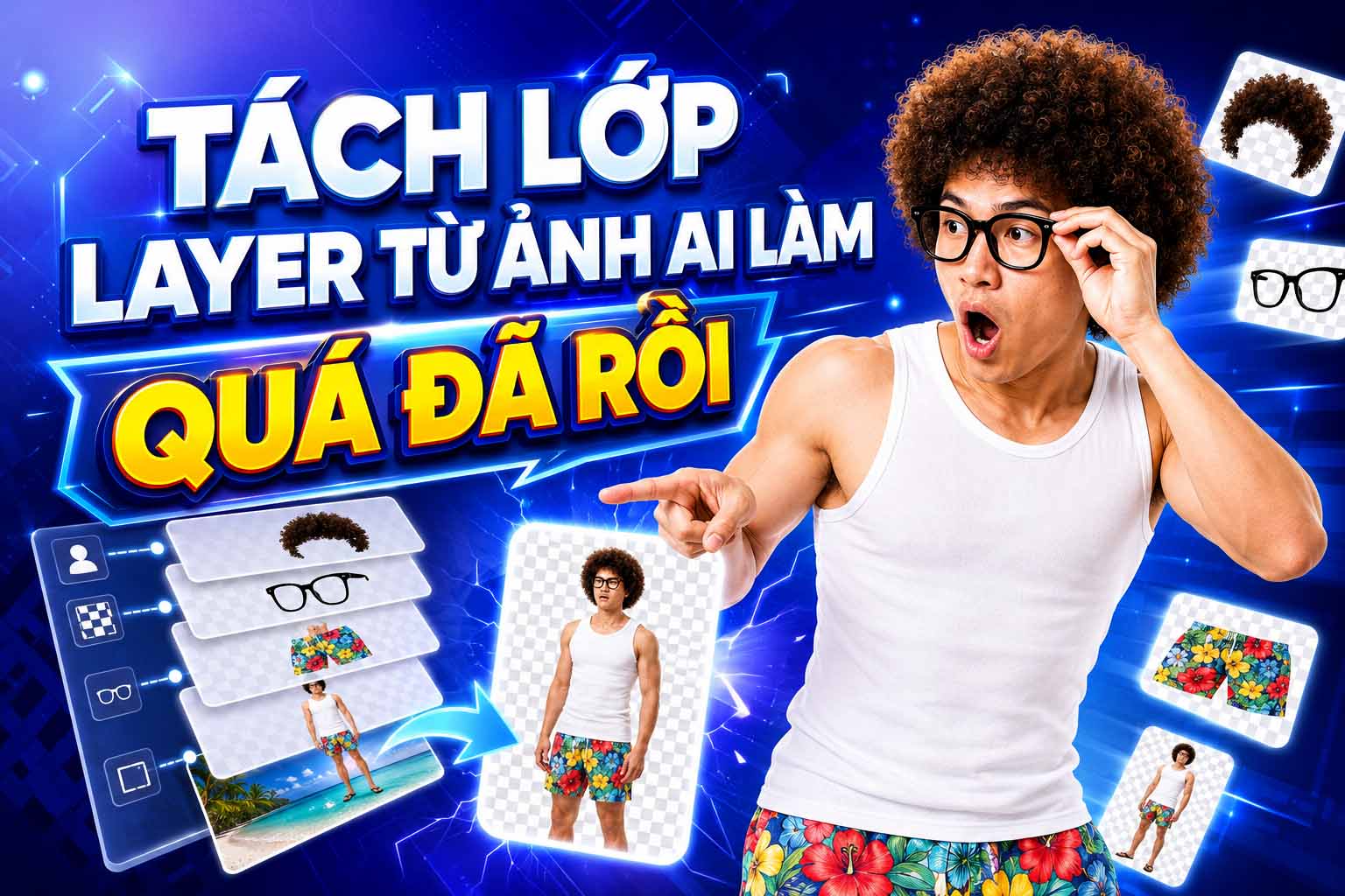 Hướng dẫn tách từng lớp layer các đối tượng từ file ảnh AI làm siêu nhanh