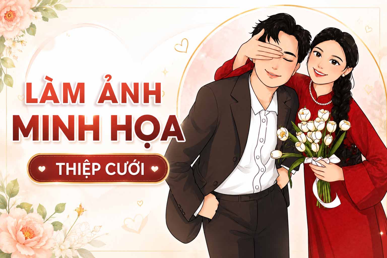 Hướng dẫn tạo ảnh minh họa cho thiếp cưới với AI