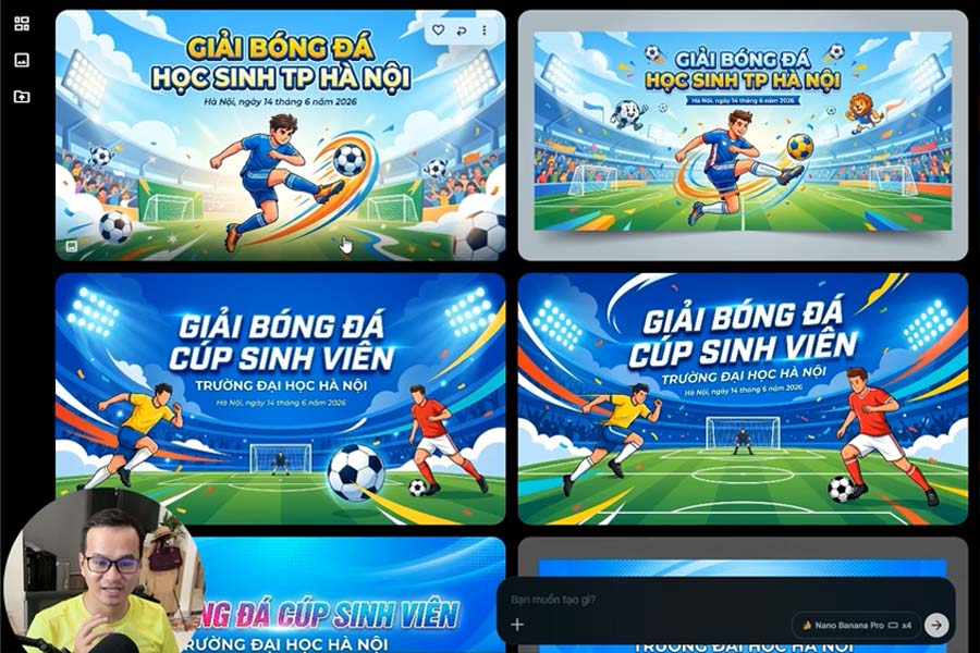 Thiết kế backdrop mọi lĩnh vực với trợ lý AI này. Không cần quan tâm prompt tiếng anh dài dòng.